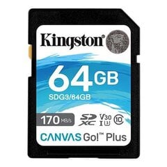 Карта памяти Kingston SDG3/64GB цена и информация | Карты памяти для телефонов | pigu.lt