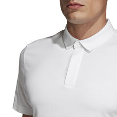 Футболка Adidas Mh Plain Polo White цена и информация | Мужские футболки | pigu.lt