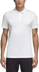 Футболка Adidas Mh Plain Polo White цена и информация | Мужские футболки | pigu.lt