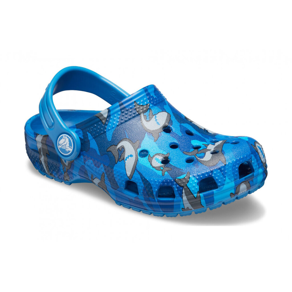 Guminės klumpės vaikams Crocs™ Classic Shark Clog PS kaina ir informacija | Guminės klumpės vaikams | pigu.lt