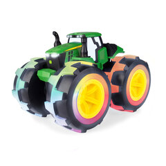 Игрушечный трактор со светящимися колесами John Deere, 46644 цена и информация | Игрушки для мальчиков | pigu.lt