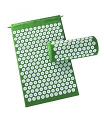 Akupresūros kilimėlis su pagalvėle SIX7FIT 60x40 cm, žalias/baltas kaina ir informacija | Akupresūros kilimėlis su pagalvėle SIX7FIT 60x40 cm, žalias/baltas | pigu.lt