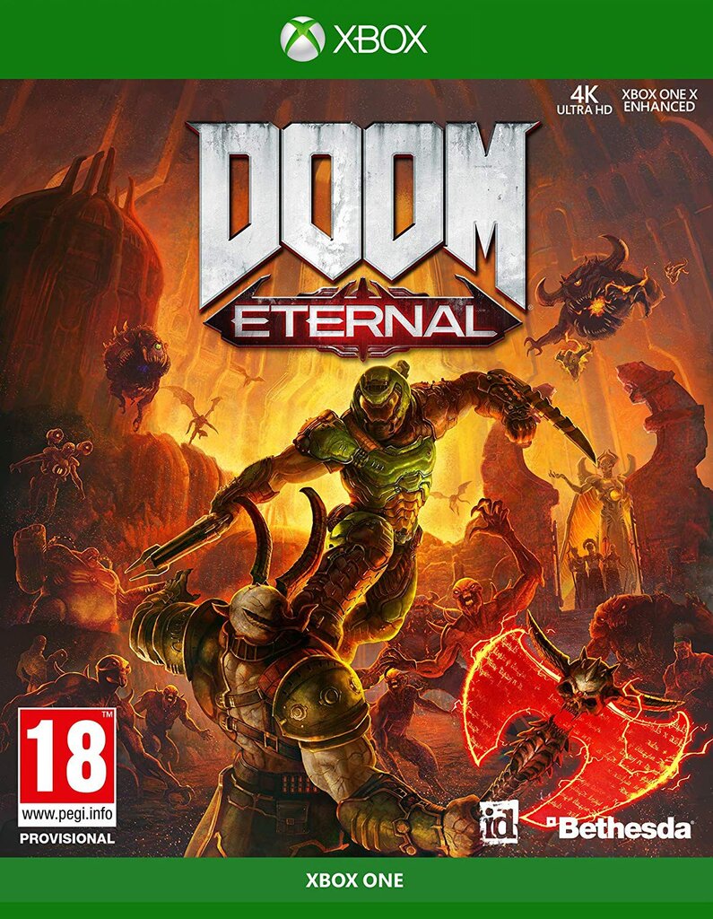 Компьютерная игра Doom Eternal Xbox One цена | pigu.lt