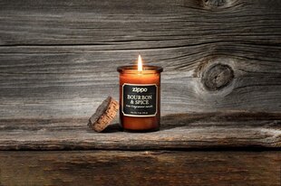 Ароматическая свеча ZIPPO Dark Rum & Oak (Темный ром и дуб) цена и информация | Подсвечники, свечи | pigu.lt