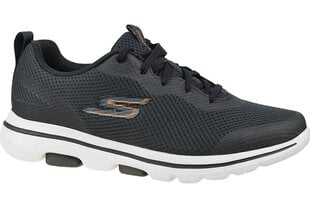 Спортивная обувь мужская Skechers Go Walk 5 Squall 216011 BKOR, черная цена и информация | Кроссовки мужские | pigu.lt