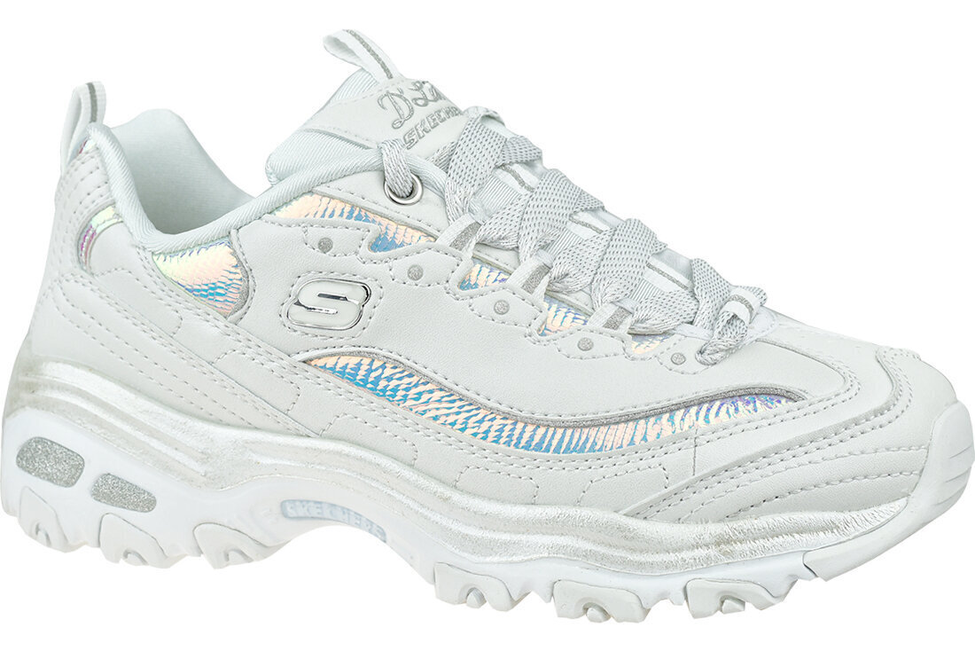 Sportiniai bateliai moterims Skechers D'Lites-Flash Tonic 66666178-OFWT, balti kaina ir informacija | Sportiniai bateliai, kedai moterims | pigu.lt