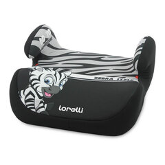 Автокресло-подставка Lorelli Topo Comf, 15-36 кг, Zebra Grey-White цена и информация | Автокресла | pigu.lt