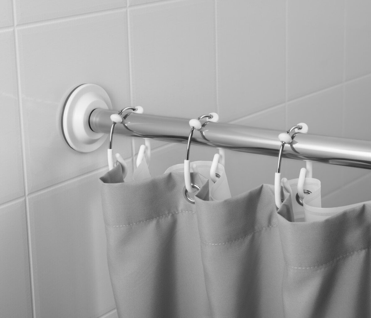 Umbra žiedai dušo ir vonios užuolaidai, 12 vnt. kaina ir informacija | Vonios kambario aksesuarai | pigu.lt