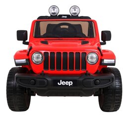 Elektromobilis Jeep Wrangler Rubicon 4x4, raudonas kaina ir informacija | Elektromobiliai vaikams | pigu.lt