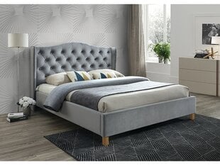 Кровать Signal Meble Aspen Velvet 180x200 см, серый цена и информация | Кровати | pigu.lt