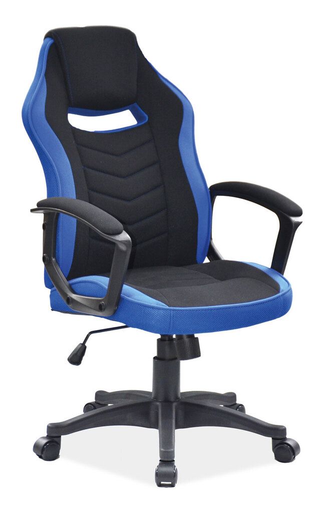 Žaidimų kėdė Signal Meble Camaro, juoda/mėlyna kaina ir informacija | Biuro kėdės | pigu.lt
