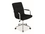 Biuro kėdė Signal Meble Q-022 Velvet, juoda