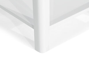 Naktinis staliukas VG2988, baltas kaina ir informacija | Spintelės prie lovos | pigu.lt