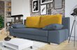 Sofa lova MT482, pilka/geltona цена и информация | Sofos | pigu.lt