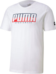 Puma Футболка Athletics Tee White цена и информация | Мужские футболки | pigu.lt