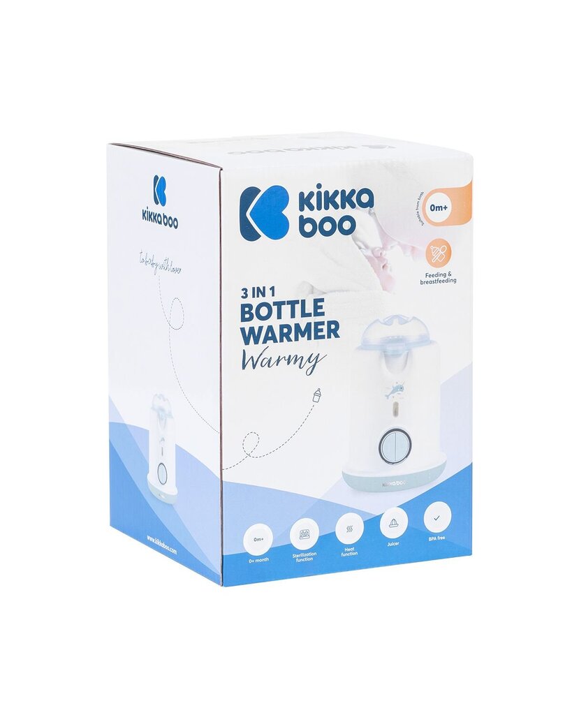 Buteliukų šildytuvas ir strerilizatorius Kikka Boo Warmy 3in1 цена и информация | Buteliukų šildytuvai, sterilizatoriai | pigu.lt