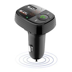 Transmiter FM Devia Smart black MP3 2USB QC 3.0 + 1,5A kaina ir informacija | FM moduliatoriai | pigu.lt