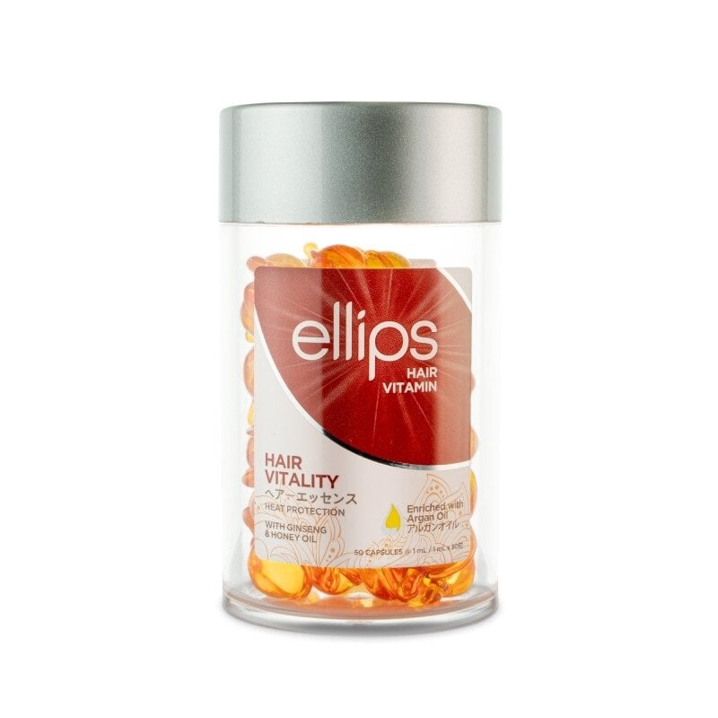 Tepami vitaminai plaukų gyvybingumui Ellips "Hair Vitality", 50 x 1 ml kaina ir informacija | Priemonės plaukų stiprinimui | pigu.lt