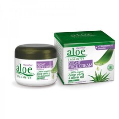 Aloe Treasures Night Facial Cream Ночной восстанавливающий крем для лица с органическим алоэ, 50ml цена и информация | Кремы для лица | pigu.lt