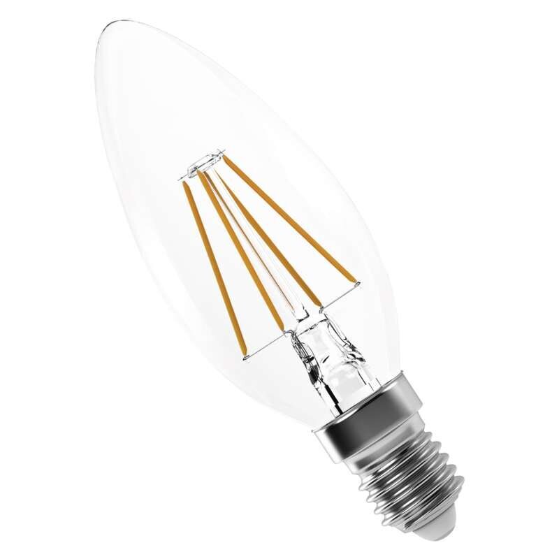 Lemputė EMOS LED Filament 4W E14 žvakė WW kaina ir informacija | Elektros lemputės | pigu.lt