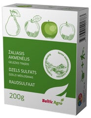 Žaliasis akmenėlis (Geležies sulfatas) 200 g kaina ir informacija | Birios trąšos | pigu.lt