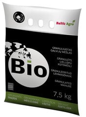 Organinės trąšos, galvijų mėšlas 7,5 kg kaina ir informacija | Baltic Agro Sodo prekės | pigu.lt