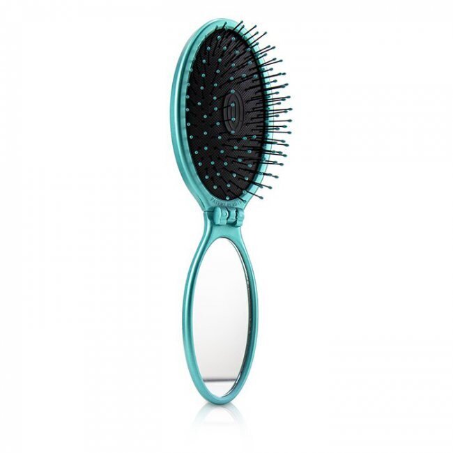 Sulenkiamas plaukų šepetys Wet Brush Pop And Go Detangler, Teal цена и информация | Šepečiai, šukos, žirklės | pigu.lt