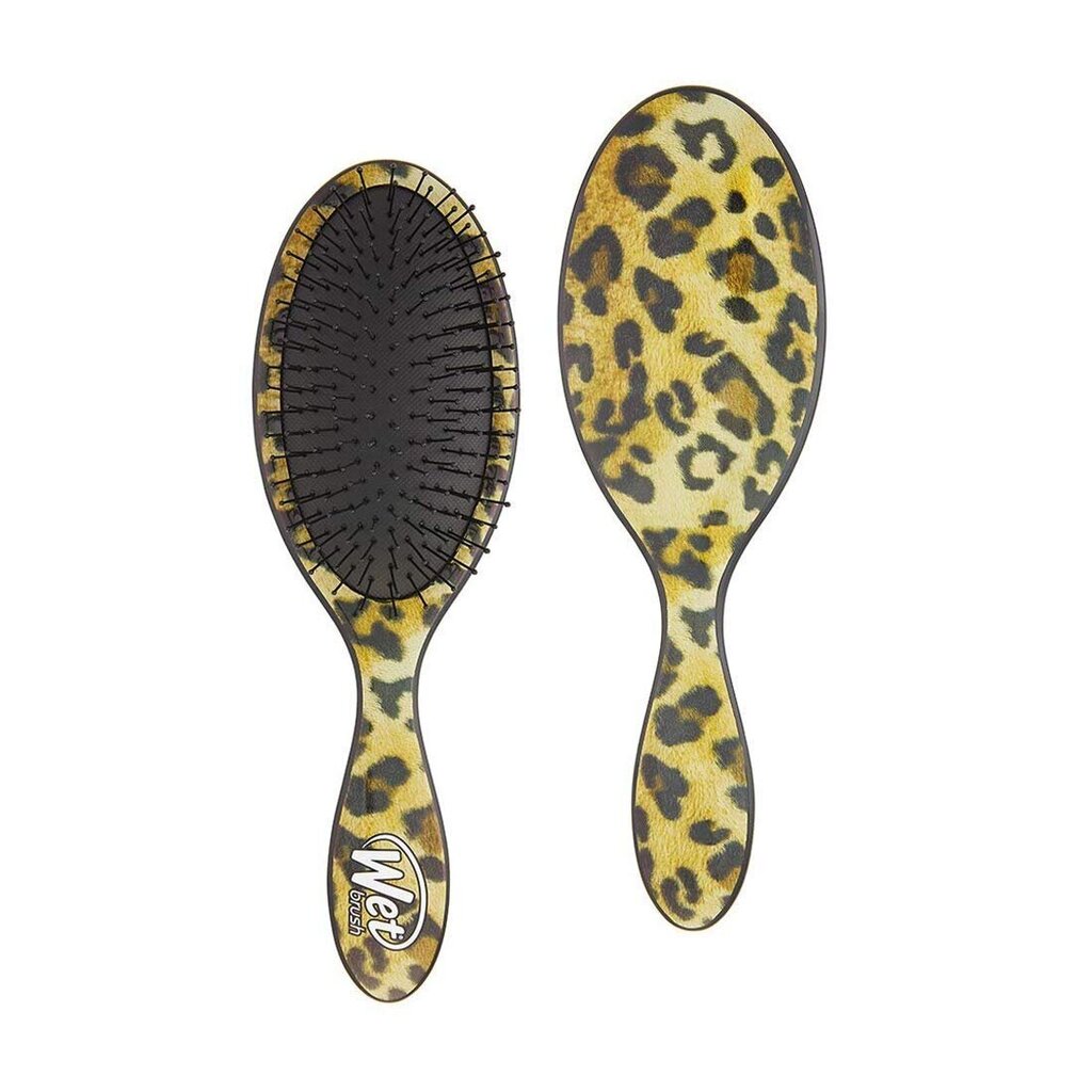 Plaukų šepetys Wet Brush Original Detangler Safari Leopard kaina ir informacija | Šepečiai, šukos, žirklės | pigu.lt