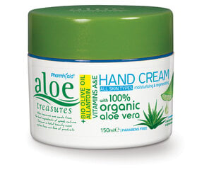 Aloe Treasures Hand Cream Olive Oil,Увлажняющий крем для рук с алоэ вера, ALOE TREASURES, 150ml цена и информация | Кремы, лосьоны для тела | pigu.lt