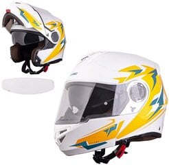 Мотоциклетный шлем с противотуманным щитком W-Tec цена и информация | Шлемы для мотоциклистов | pigu.lt