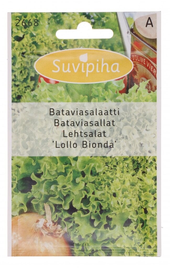 Sėjamosios salotos "Lollo Bionda", 1g kaina ir informacija | Daržovių, uogų sėklos | pigu.lt