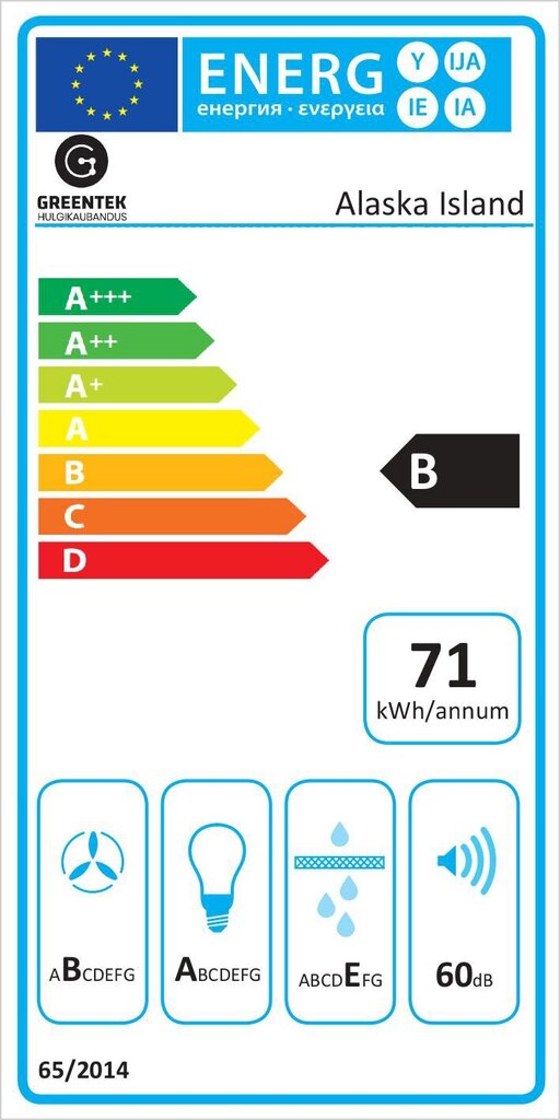 Greentek Alaska Island цена и информация | Gartraukiai | pigu.lt