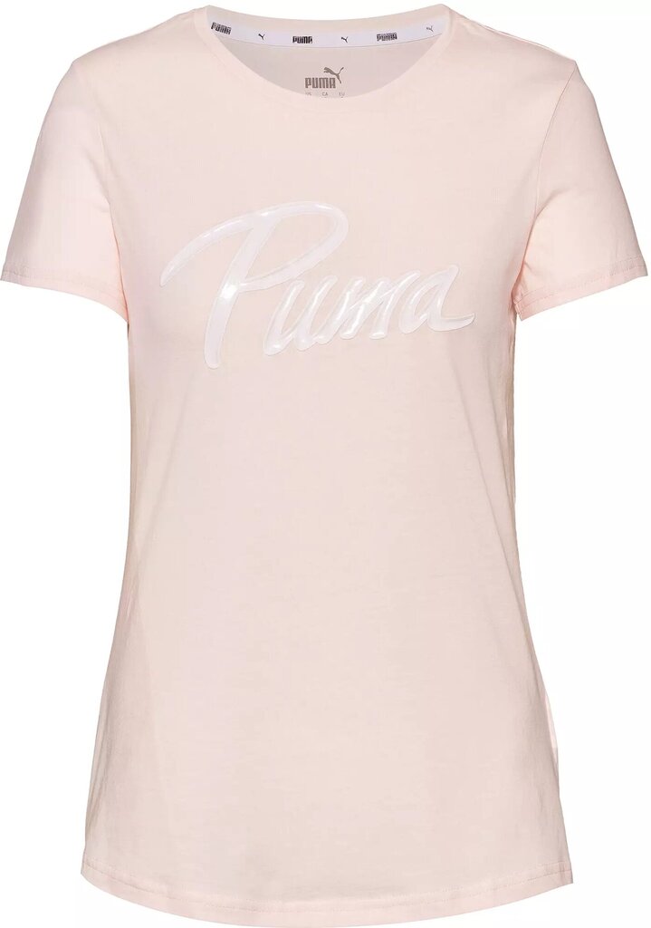 Puma Palaidinė Athletics Tee Pink цена и информация | Sportinė apranga moterims | pigu.lt