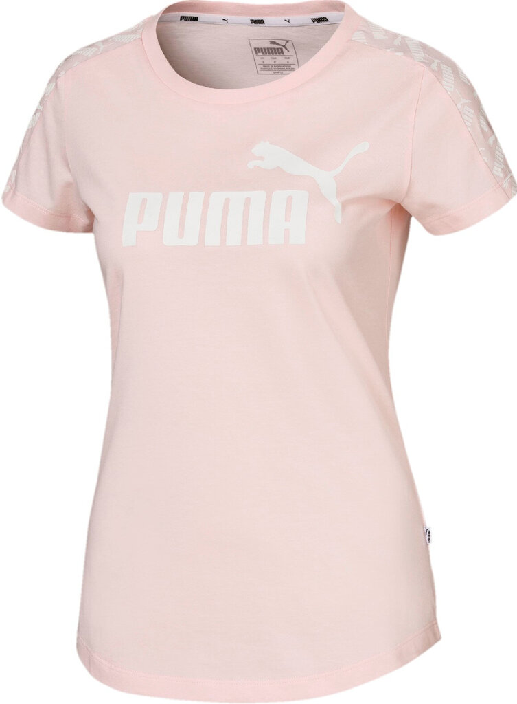 Puma Palaidinė Amplified Tee Pink цена и информация | Sportinė apranga moterims | pigu.lt