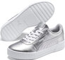 Klasikinė avalynė moterims Puma Carina Metallic Silver цена и информация | Sportiniai bateliai, kedai moterims | pigu.lt