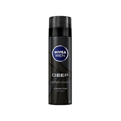 Пена для бритья для мужчин Nivea Men Deep Smooth Shave, 200 мл цена и информация | Косметика и средства для бритья | pigu.lt