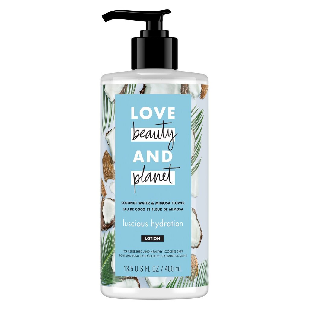 Kūno losjonas Love Beauty and Planet Coconut Water & Mimosa Flower, 400 ml kaina ir informacija | Kūno kremai, losjonai | pigu.lt