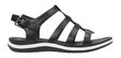 Basutės moterims Sandal Vega Black D72R6A-00043-C9999 цена и информация | Basutės moterims | pigu.lt