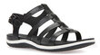 Basutės moterims Sandal Vega Black D72R6A-00043-C9999 kaina ir informacija | Basutės moterims | pigu.lt