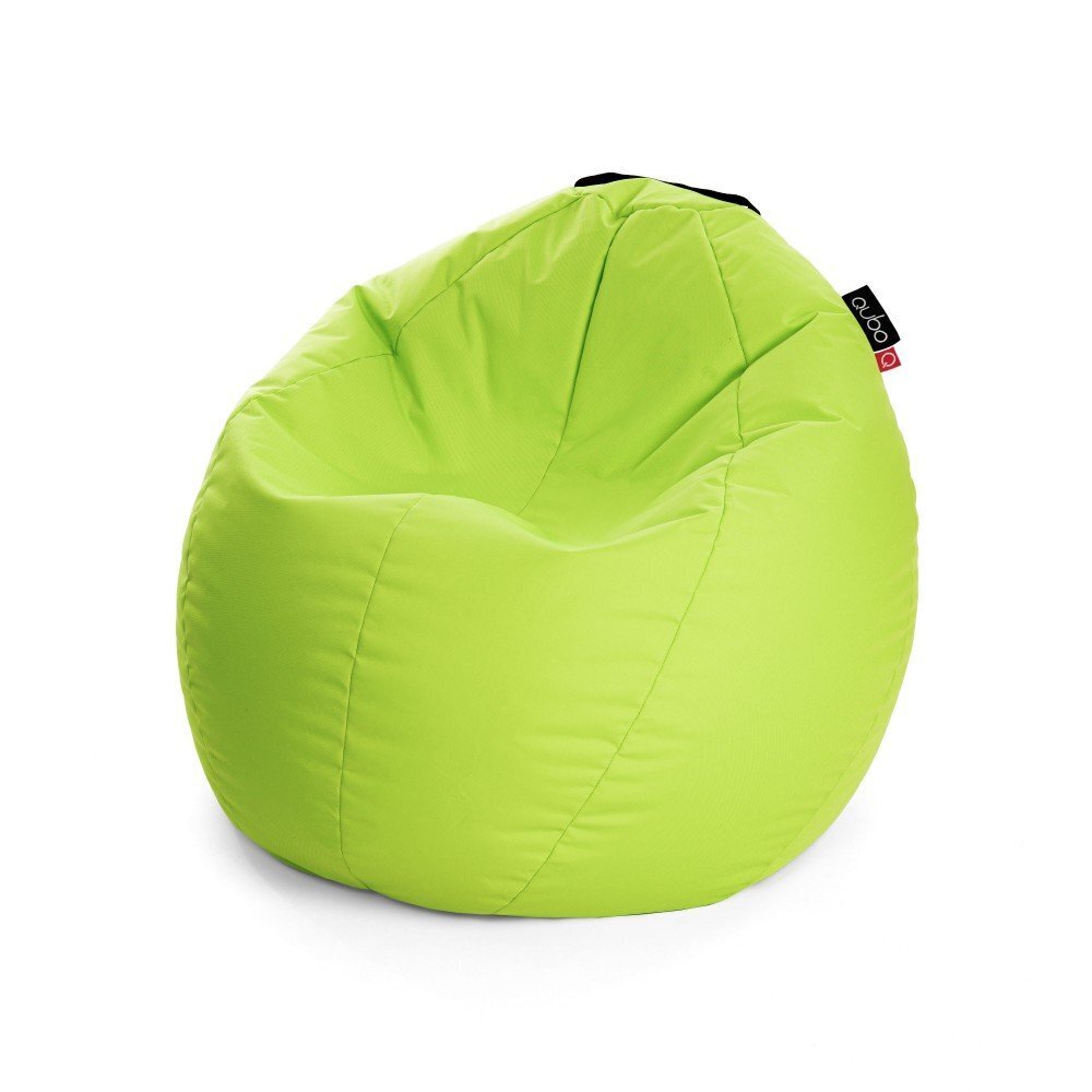 Sėdmaišis vaikams Qubo™ Comfort 80, gobelenas, šviesiai žalias kaina ir informacija | Vaikiški sėdmaišiai, foteliai, pufai | pigu.lt