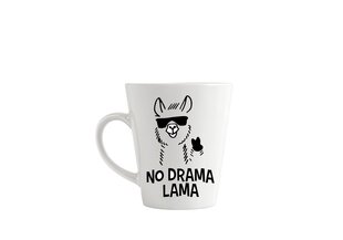 Puodelis „No drama lama“ kaina ir informacija | Originalūs puodeliai | pigu.lt