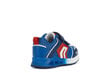 Geox bateliai beriukams Dakin Boy, mėlyna/raudona kaina ir informacija | Sportiniai batai vaikams | pigu.lt