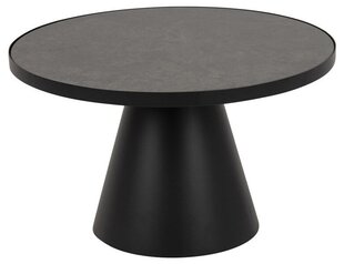 Kavos staliukas Soli, juodas kaina ir informacija | Kavos staliukai | pigu.lt