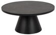 Kavos staliukas Soli 85,7 cm, juodas kaina ir informacija | Kavos staliukai | pigu.lt