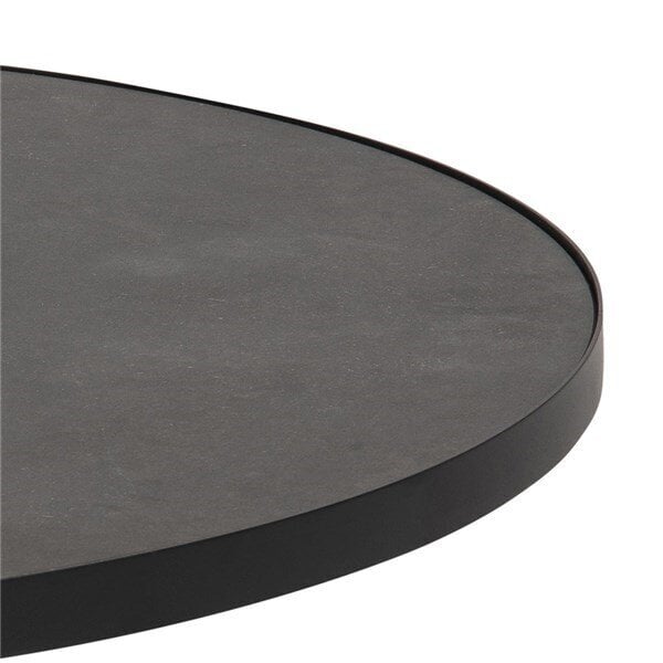 Kavos staliukas Soli 85,7 cm, juodas kaina ir informacija | Kavos staliukai | pigu.lt