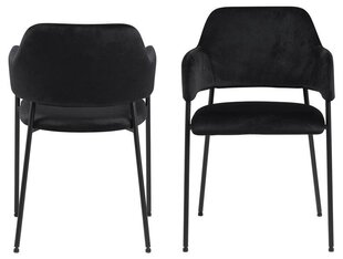Комплект из 2-х стульев Lima, черный цена и информация | Стулья для кухни и столовой | pigu.lt