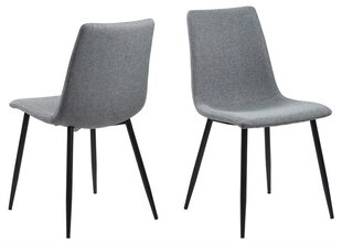 4-ių kėdžių komplektas Winnie, pilkas kaina ir informacija | Virtuvės ir valgomojo kėdės | pigu.lt