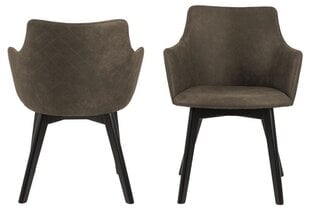 2-jų kėdžių komplektas Bella, žalias kaina ir informacija | Virtuvės ir valgomojo kėdės | pigu.lt