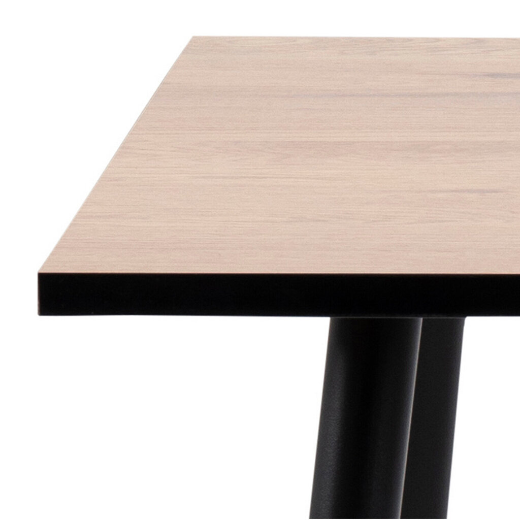 Stalas Wilma, 80 cm, rudas/NETURI kaina ir informacija | Virtuvės ir valgomojo stalai, staliukai | pigu.lt