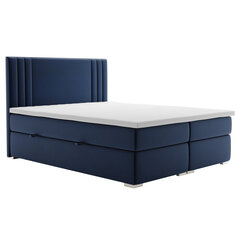 Кровать Selsey Monder 140x200 см, синяя цена и информация | Кровати | pigu.lt